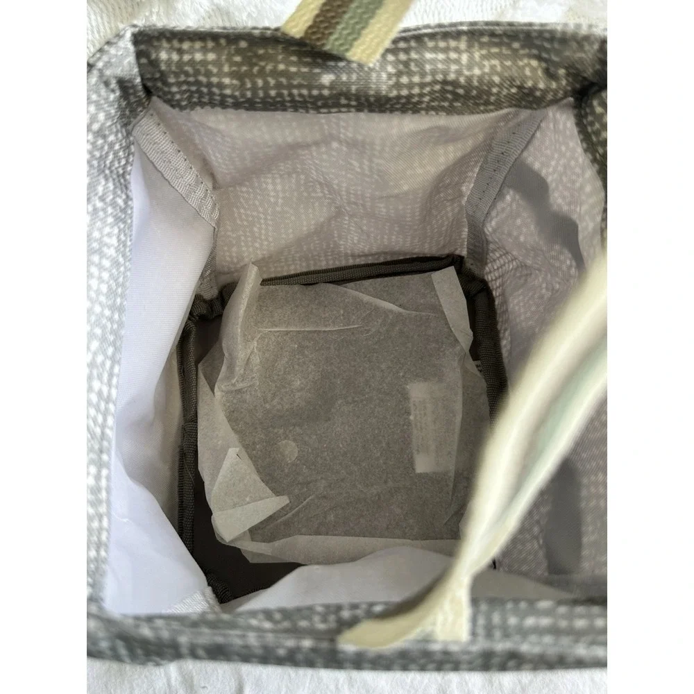 Thirty-One Littles Carry-All Caddy in Textured Gray Pockets New In Bag